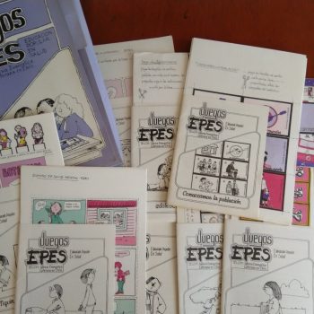 En 1987 EPES Publica carpeta con 9 juegos educativos