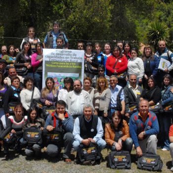 Grupo 3 de 4 talleres realizados por EPES para paramedicos en posta rurales, a lo cual asistio 49 de los 50 personas invitados.