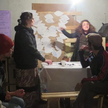 (2014) Post-Incendio en Valparaíso, jóvenes líderes del Centro Comunitario Lo Cañas