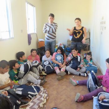(2014) Sesión del Proyecto Consuelo para Niños/as  en el barrio El Caleuche, Valparaíso