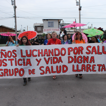 (2014) Festejo del 30 aniversario del Grupo de Salud Llareta, Población la Bandera en San Ramón, Santiago
